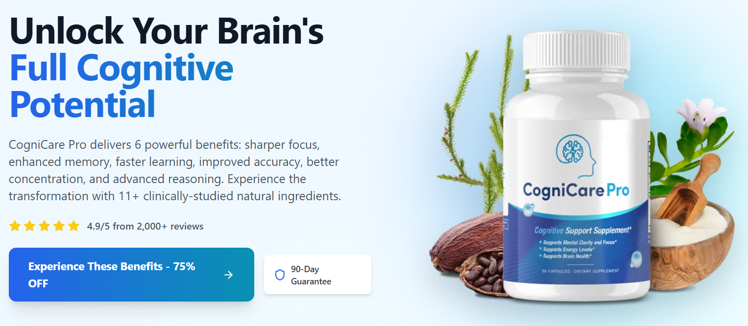 CogniCare Pro Benefits
